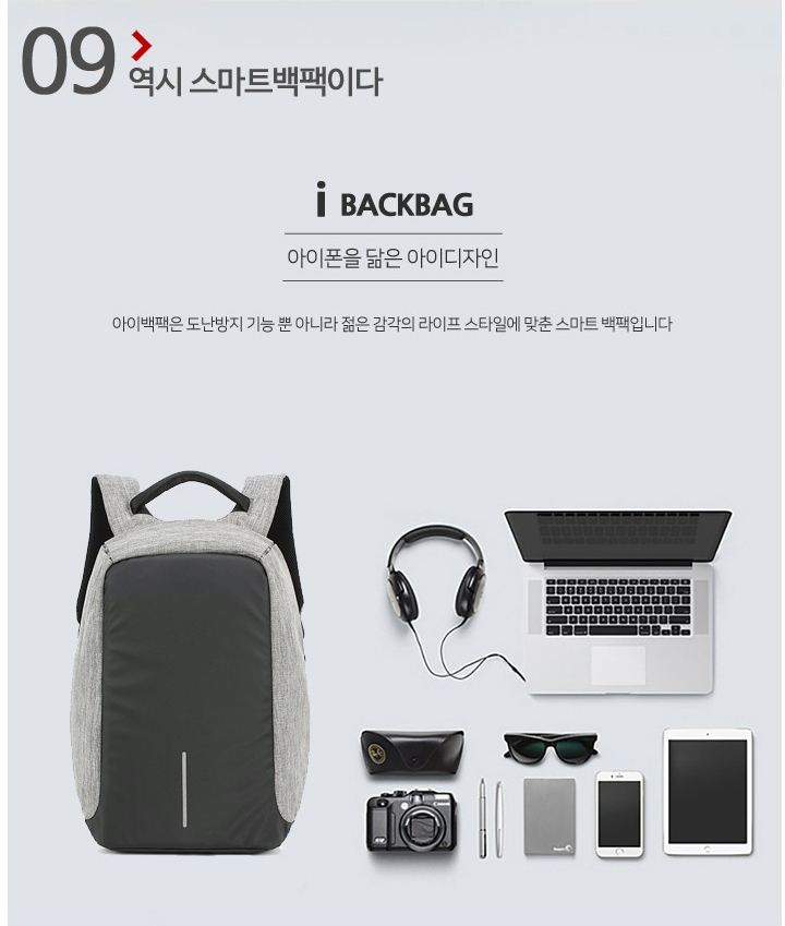 Antitheft Backpack Carrier Connection Bag 3color T
