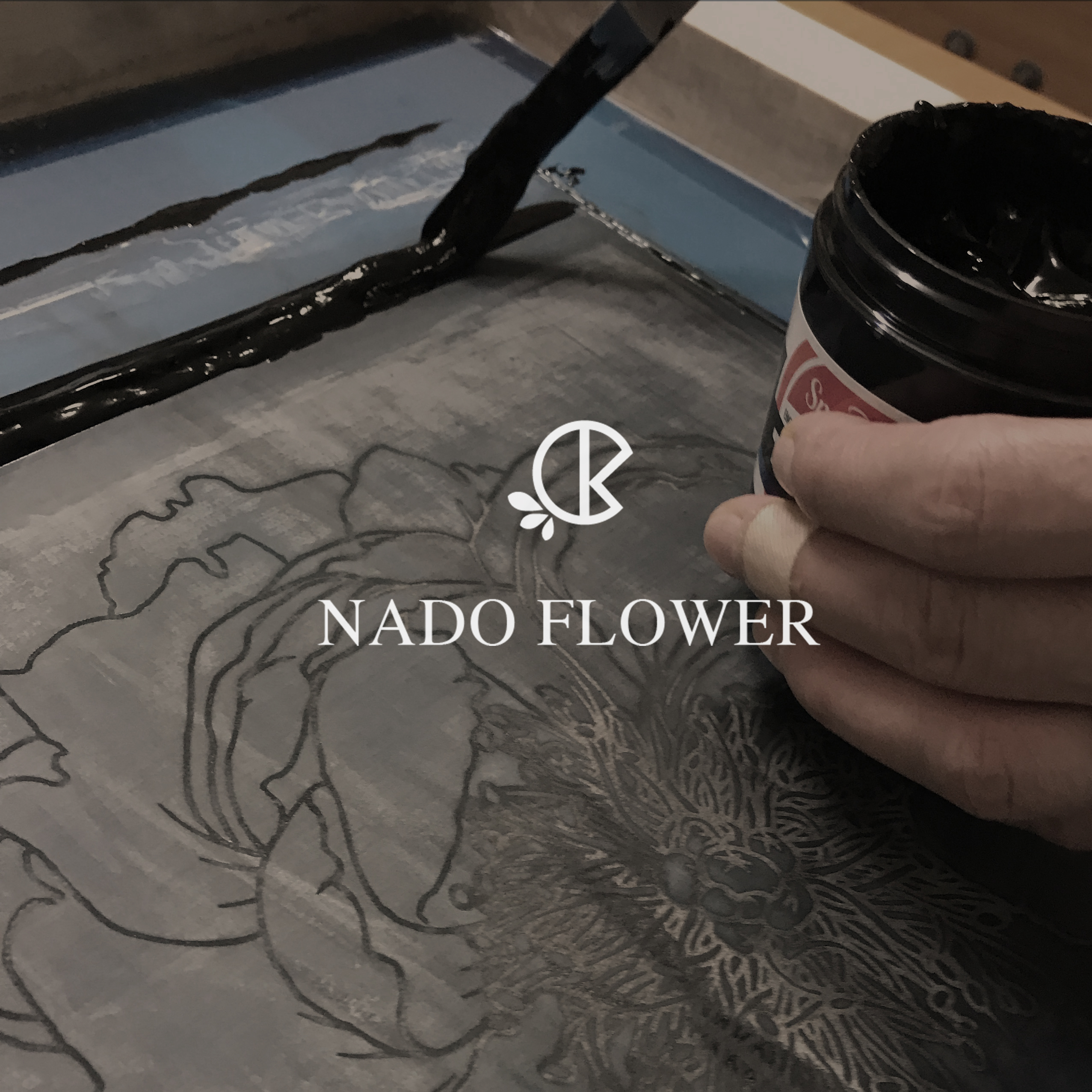 Flower Eco Bag Basic style Modern canvas bag Stron