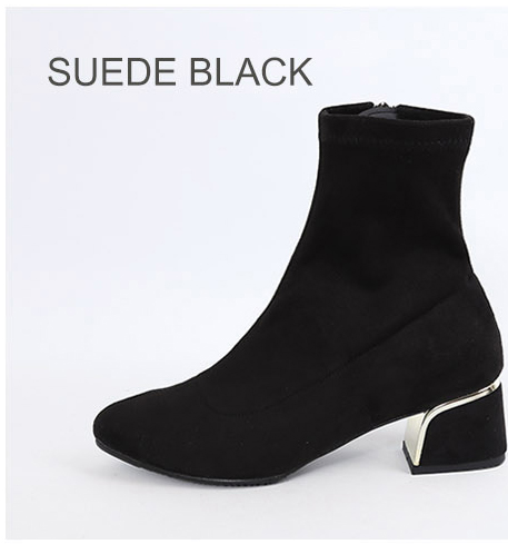 Brushed span socks angle boots 5cm two pieces arti