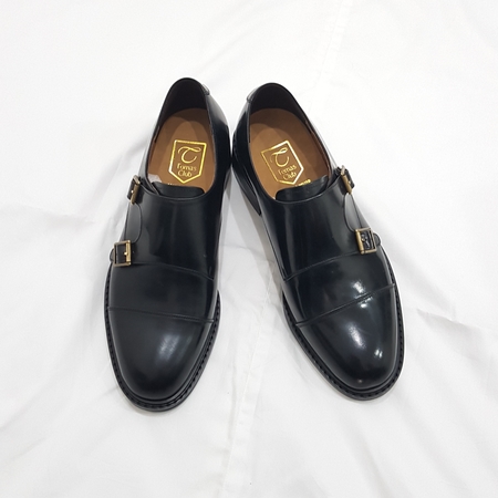 206 Double Monk Strap Men's Handmade Shoe Loafe