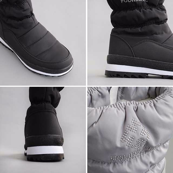 908_ Padded boots that will warm you up only to se