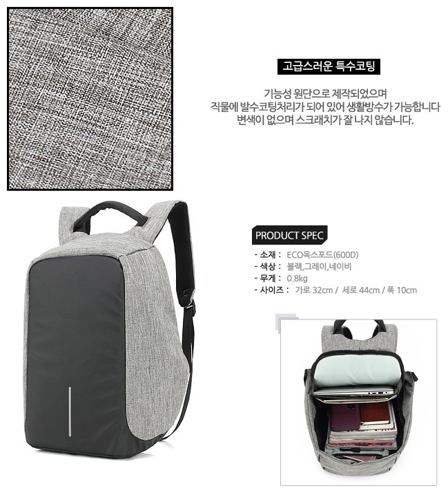 Antitheft Backpack Carrier Connection Bag 3color T