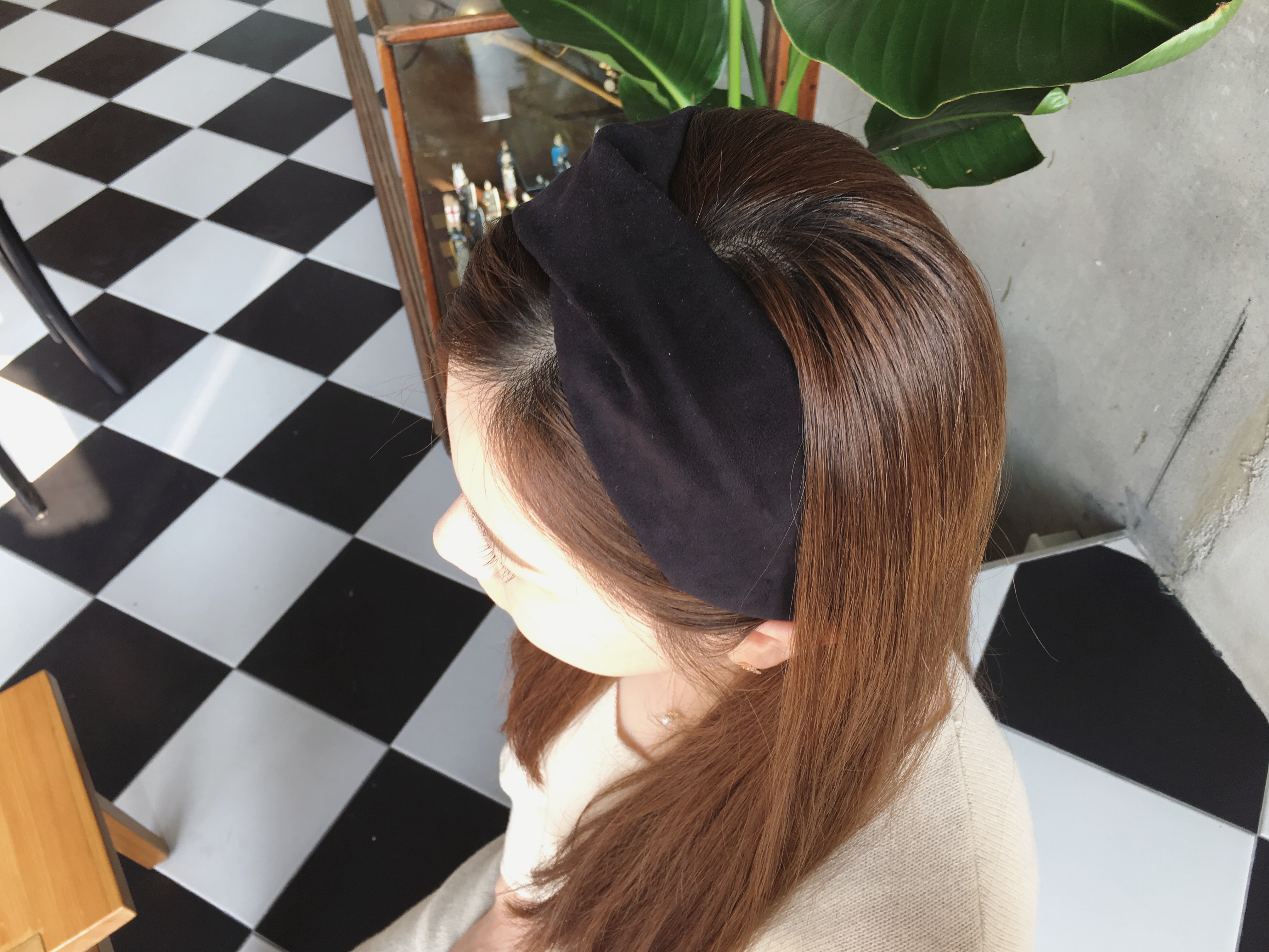 Hair Accessories Suede Bandana Hair Band Hand Head