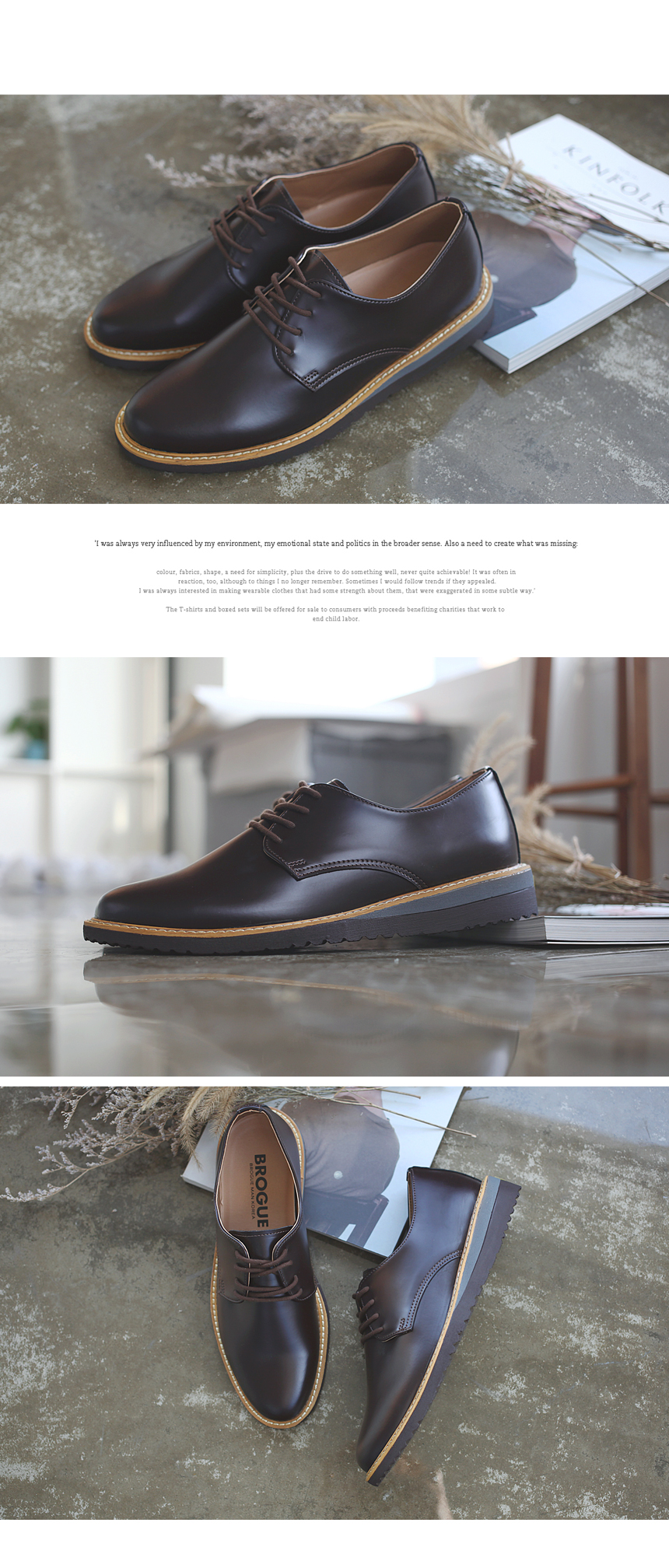 Comfortable Man Oxford Derby Casual Shoes 3cm Snea