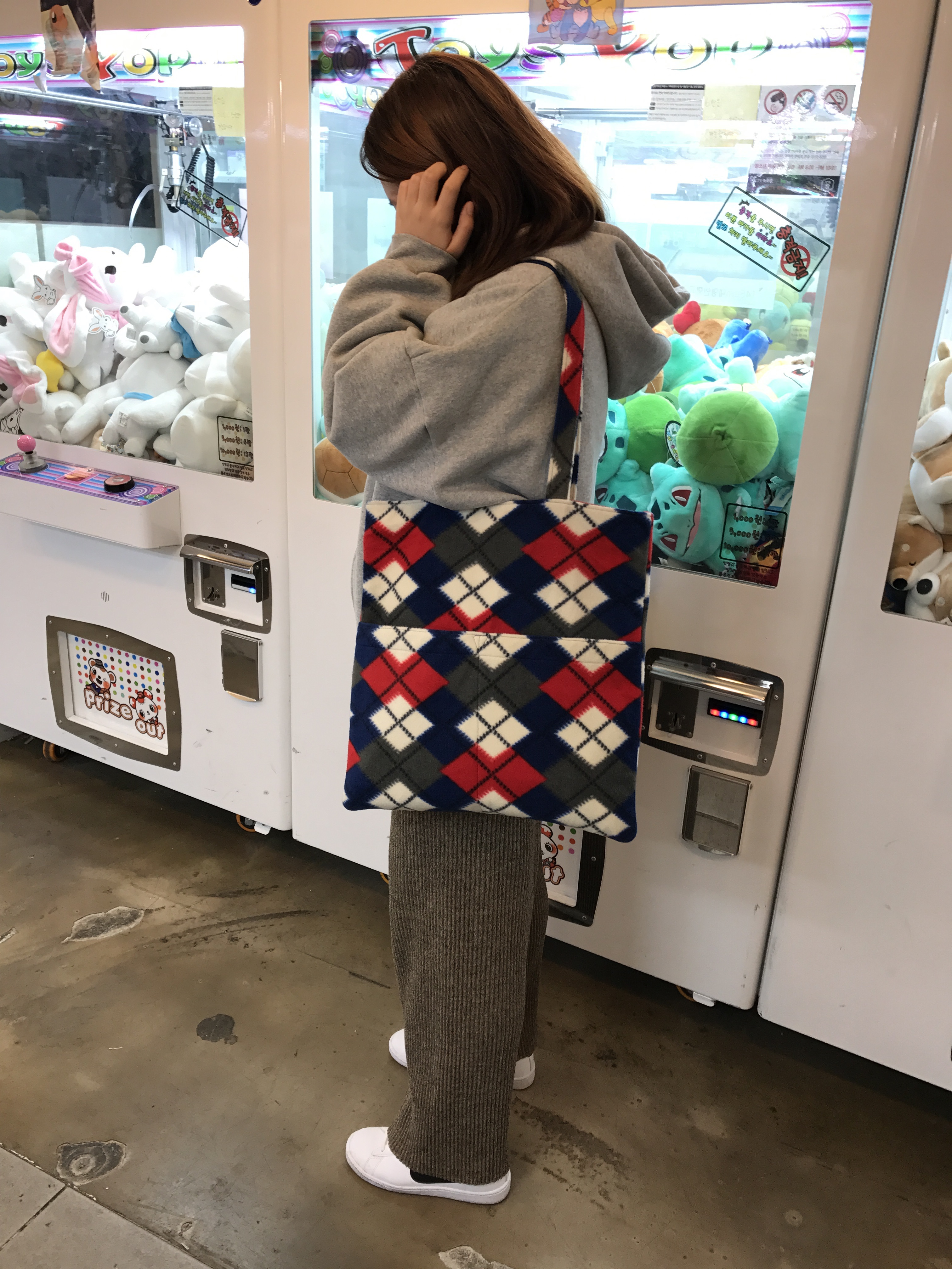 Free Shipping Furisukoto Eco Bag Zipper Winter Dai