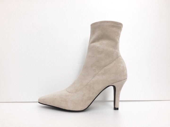 Socks Suede Angle Boots 8cm Span Women's Daily 