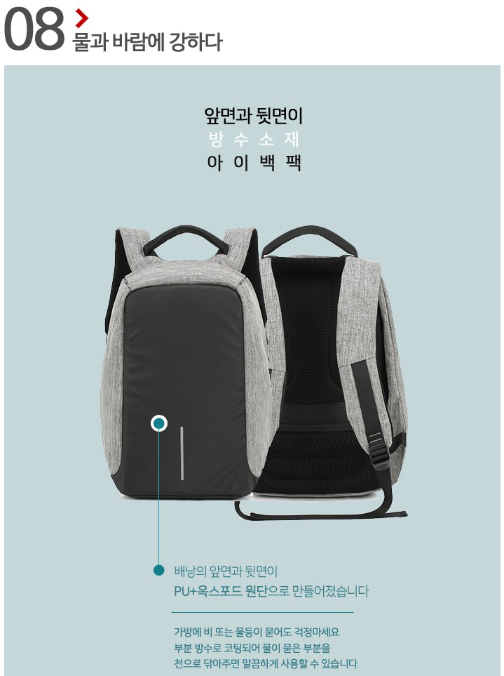 Antitheft Backpack Carrier Connection Bag 3color T