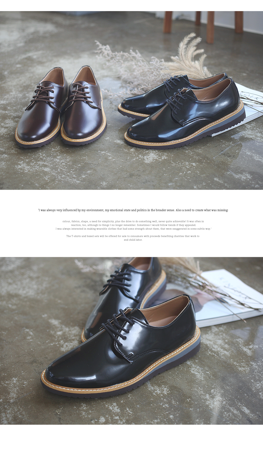 Comfortable Man Oxford Derby Casual Shoes 3cm Snea