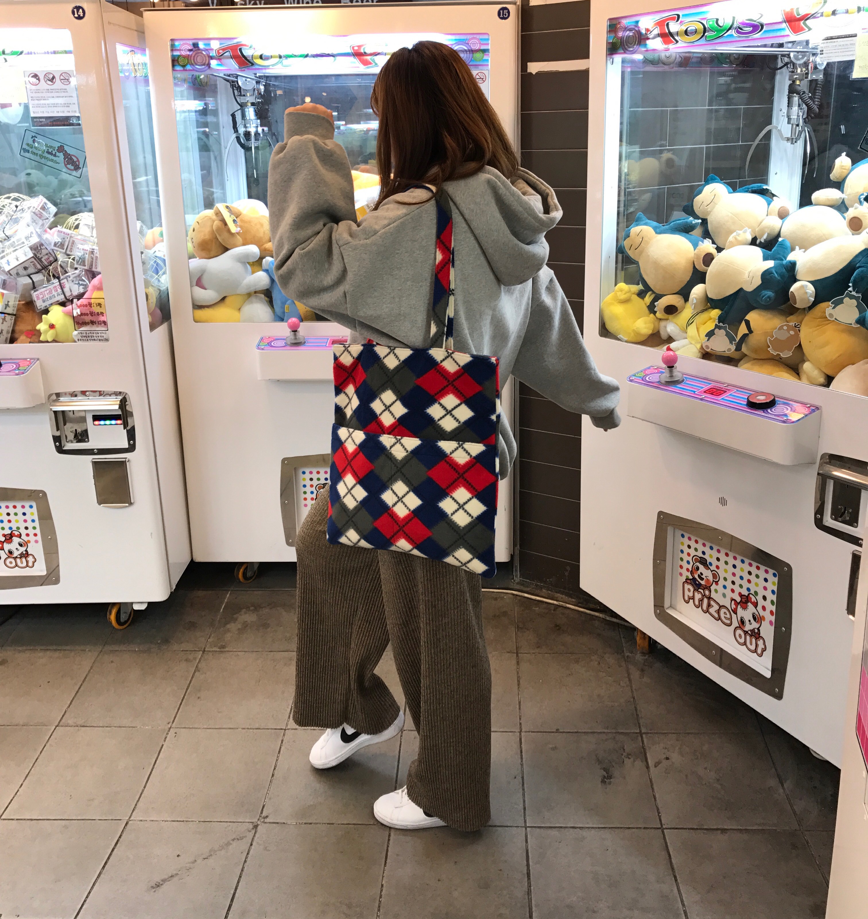 Free Shipping Furisukoto Eco Bag Zipper Winter Dai