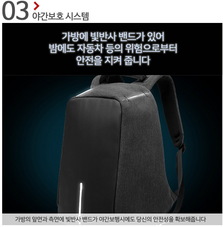Antitheft Backpack Carrier Connection Bag 3color T