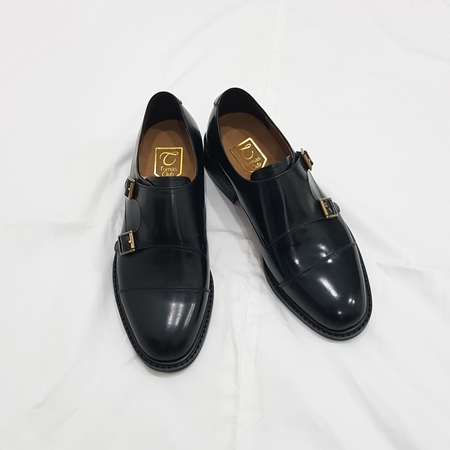 206 Double Monk Strap Men's Handmade Shoe Loafe