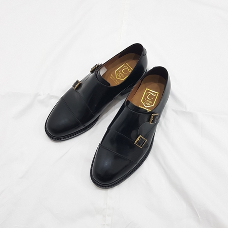 206 Double Monk Strap Men's Handmade Shoe Loafe