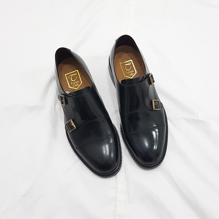 206 Double Monk Strap Men's Handmade Shoe Loafe