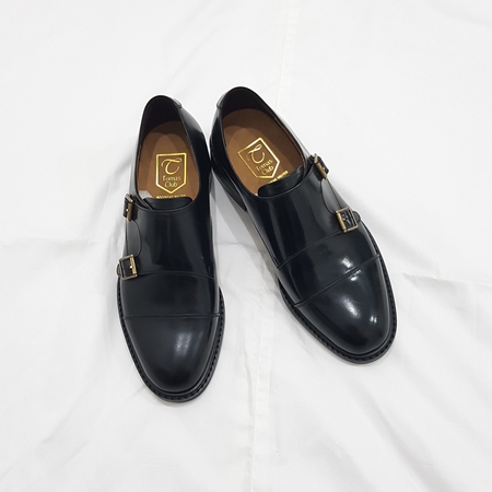 206 Double Monk Strap Men's Handmade Shoe Loafe