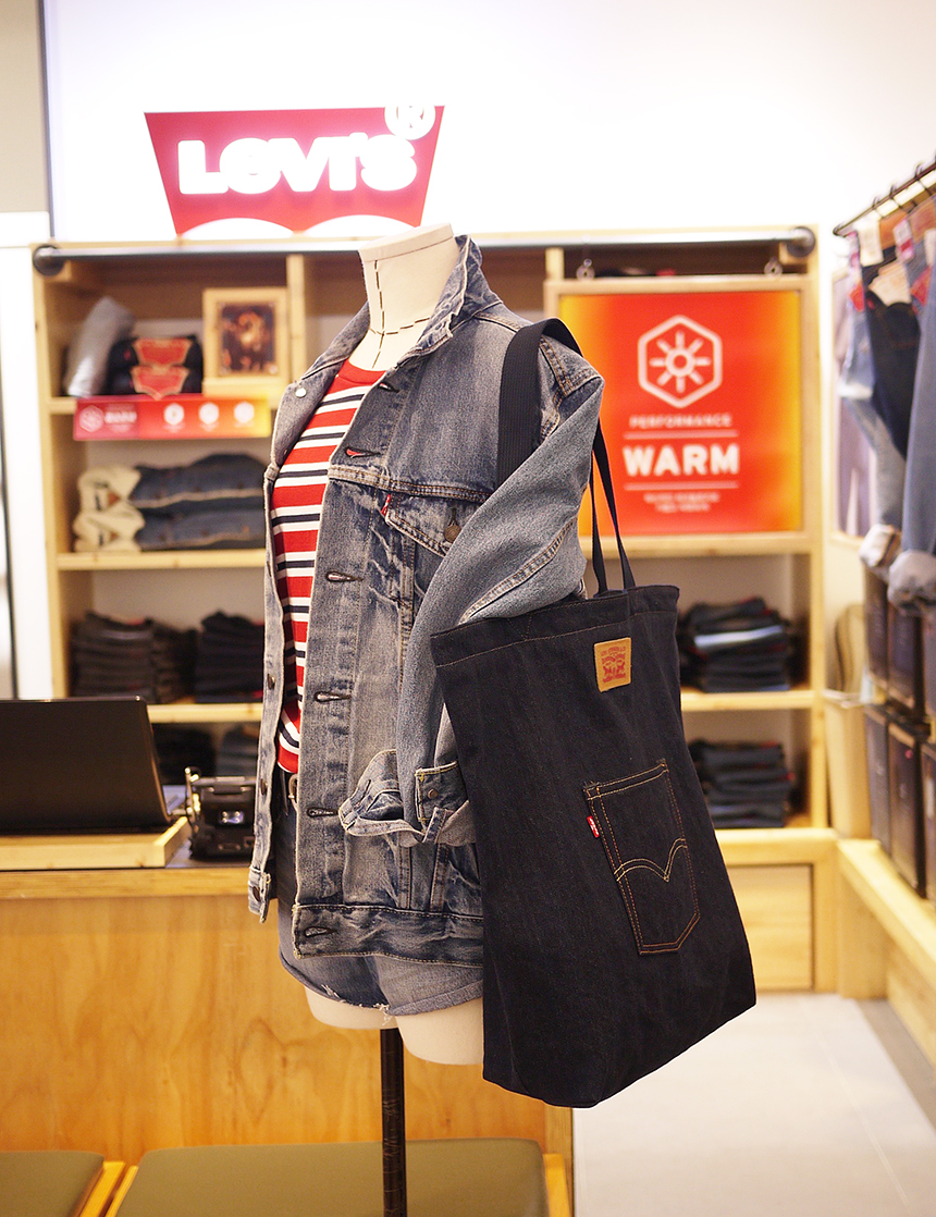 Levi's Denim Eco Bag 77170-0652 Simple Daily Lo