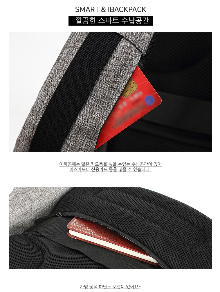 Antitheft Backpack Carrier Connection Bag 3color T