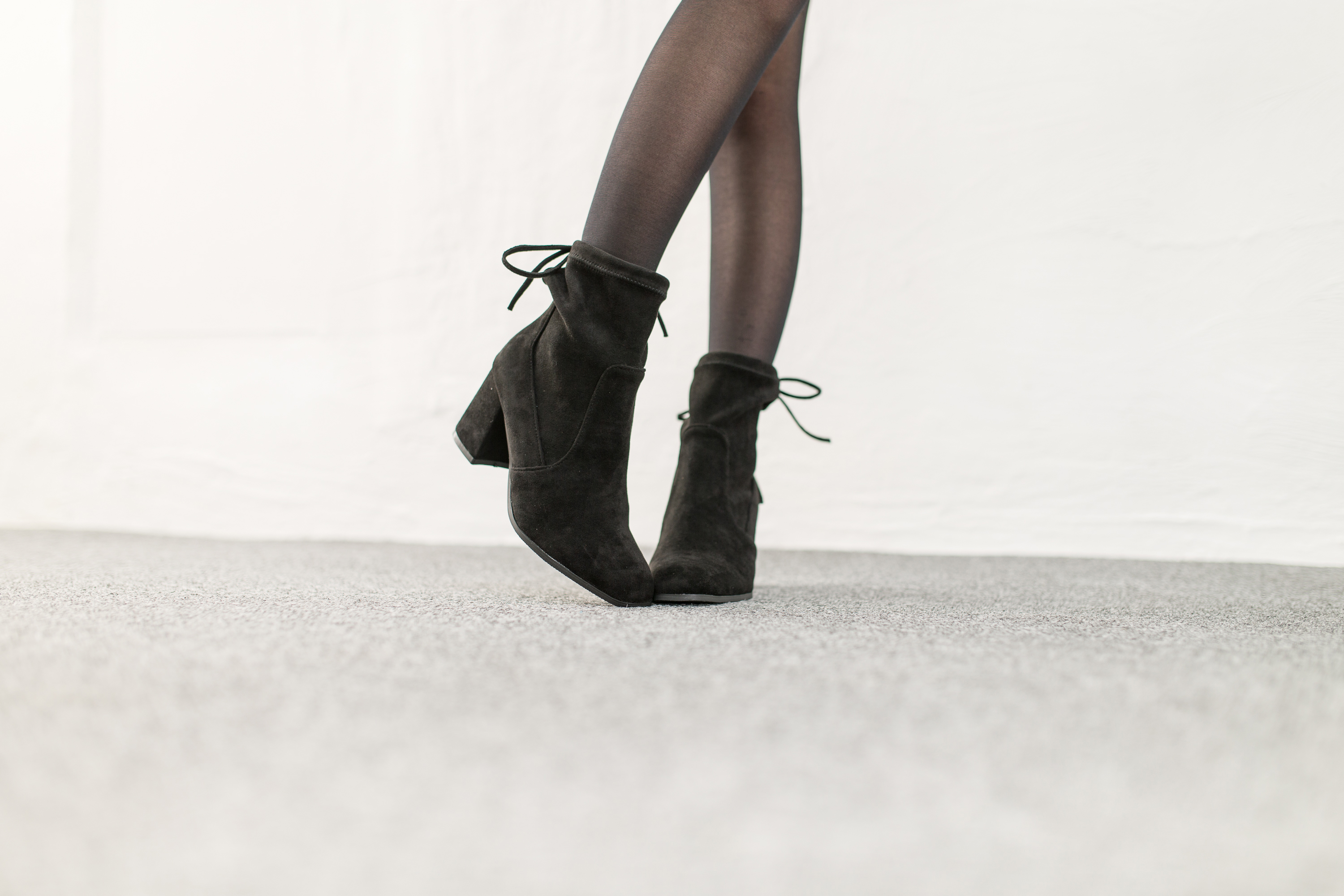 Marie Suede Angle Boots 7.5cm Fresh, crisp, clean 