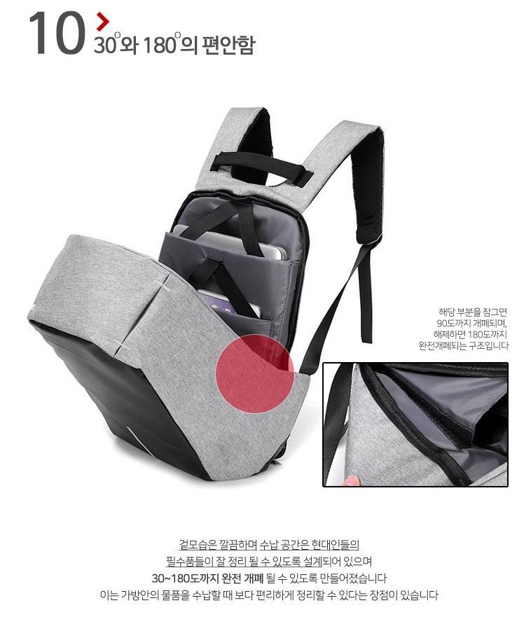 Antitheft Backpack Carrier Connection Bag 3color T