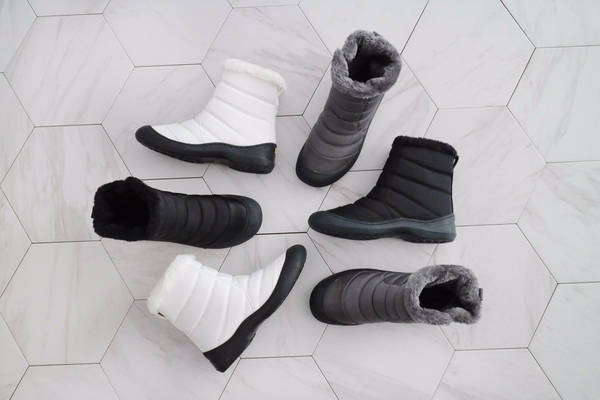 502_ A mid-winter padded mid-boots daily shoes rec