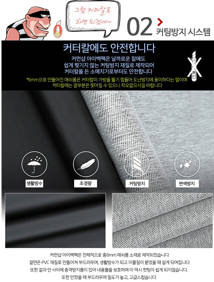 Antitheft Backpack Carrier Connection Bag 3color T