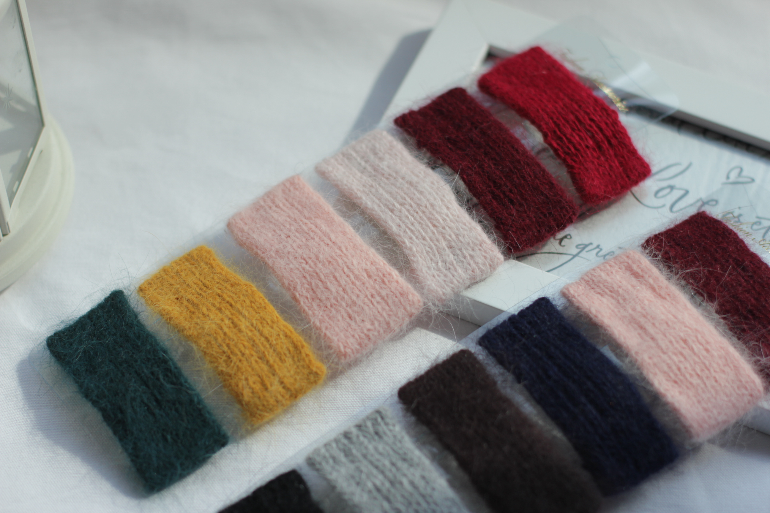 Hair Accessories Angora Knit Tin Pin 10color Point