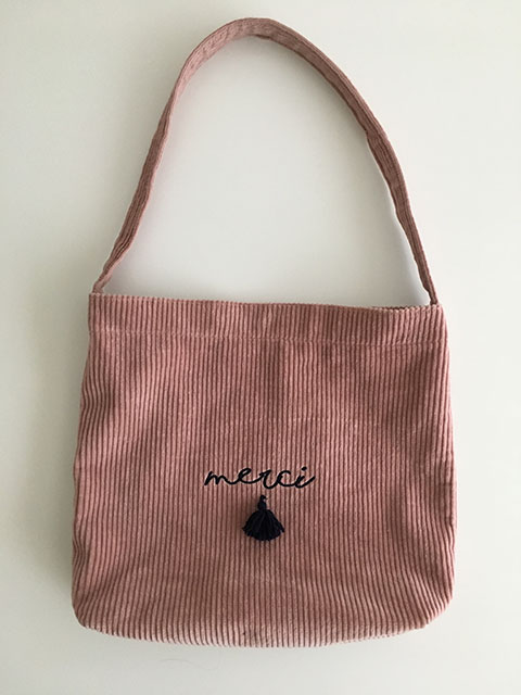 Cute shoulder bag casual college student corduroy 