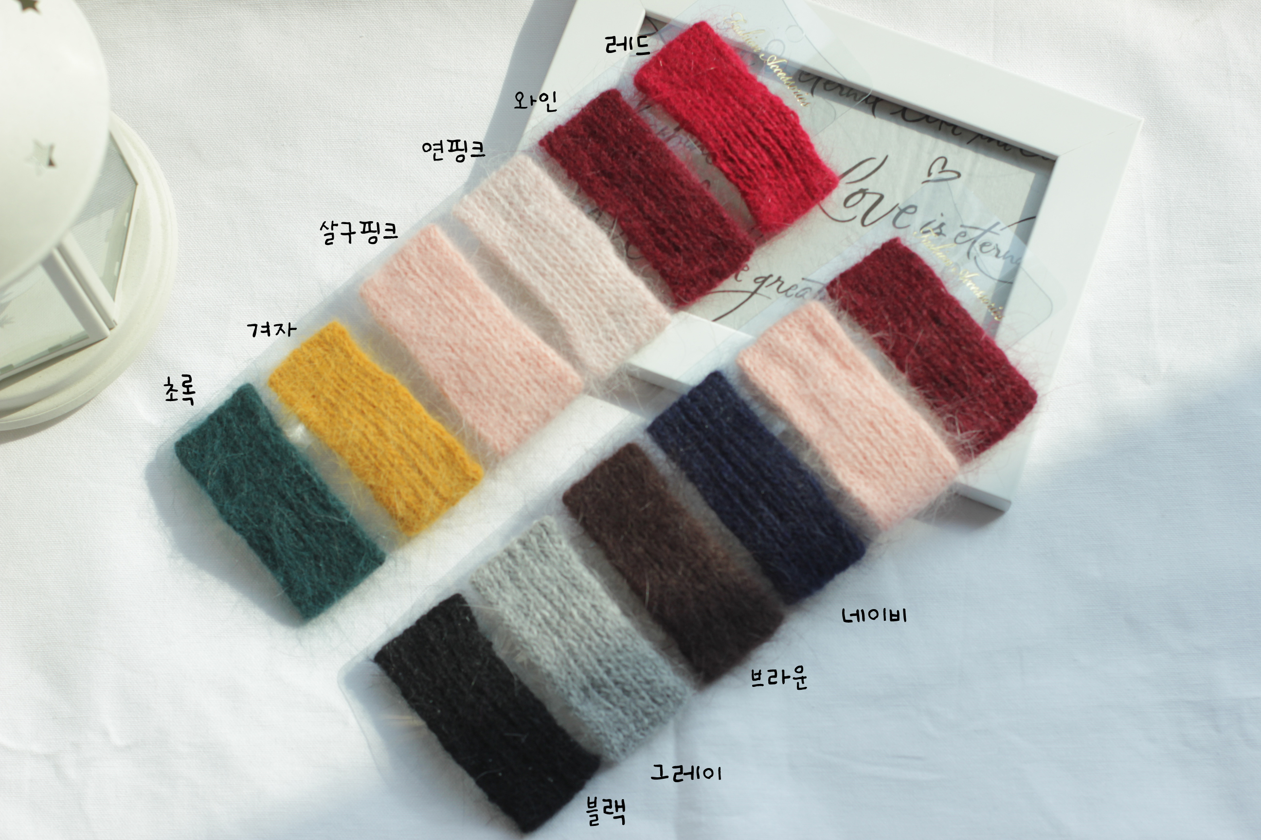 Hair Accessories Angora Knit Tin Pin 10color Point