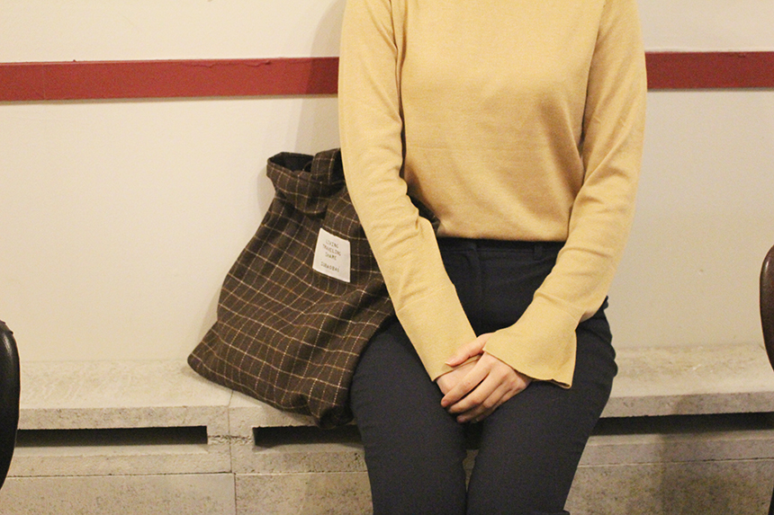 20-year-old cute female bag backpack bag wool wint