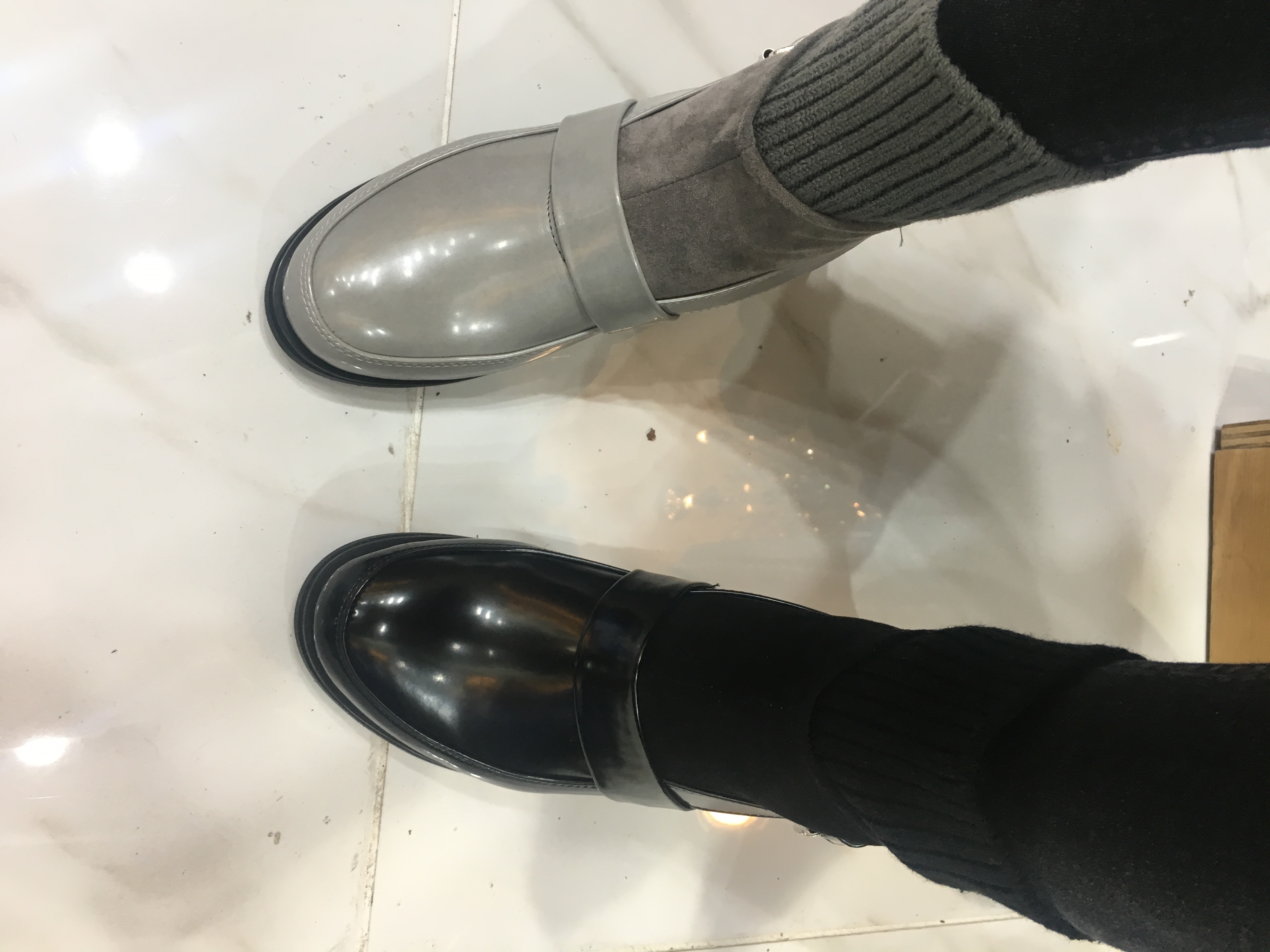 Knit Angle Boots 2017FW Autumn Brand Boots Skinny 