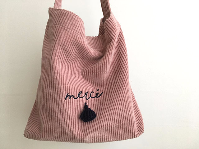 Cute shoulder bag casual college student corduroy 