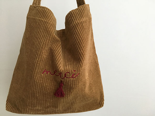 Cute shoulder bag casual college student corduroy 