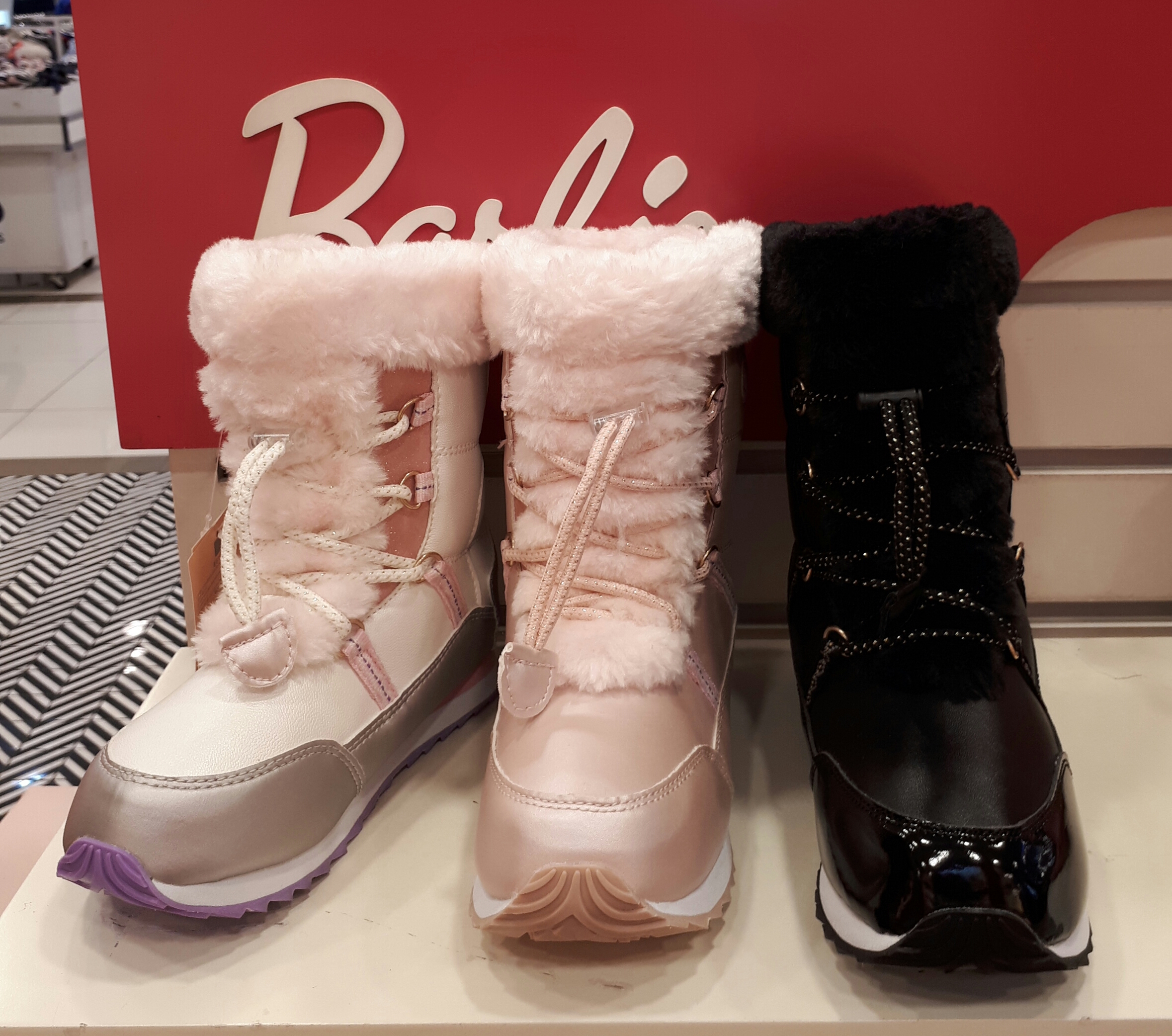 Bobby Glitter Strings Padded Boots BBTP17W15