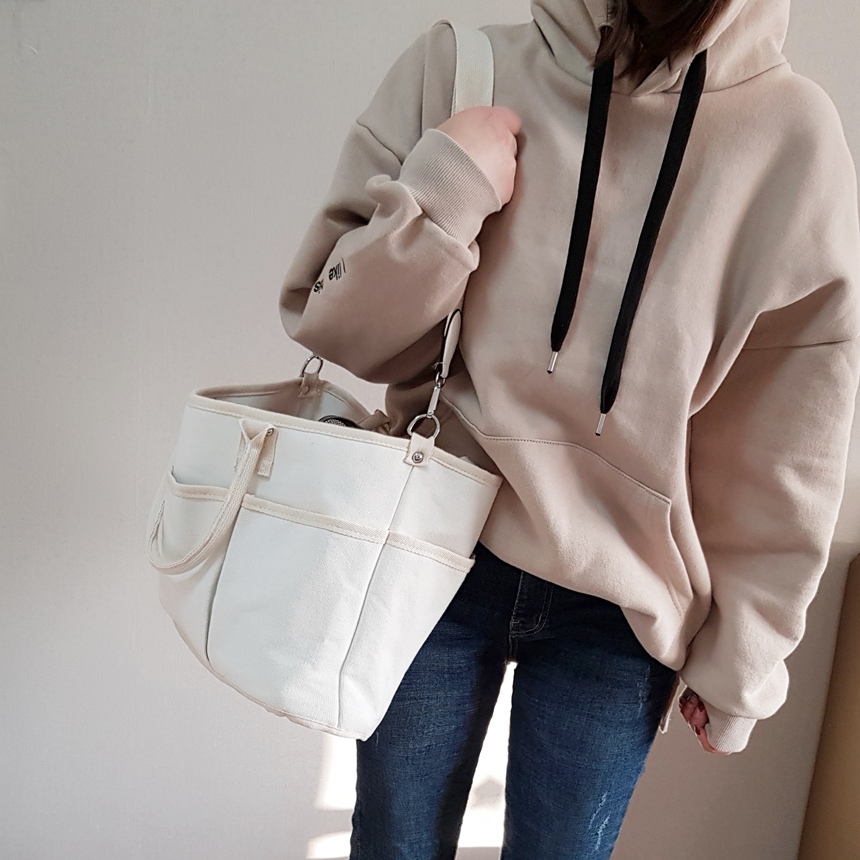 Tumbler Back Zipper Cross Eco Bag 1color Pretty Pl