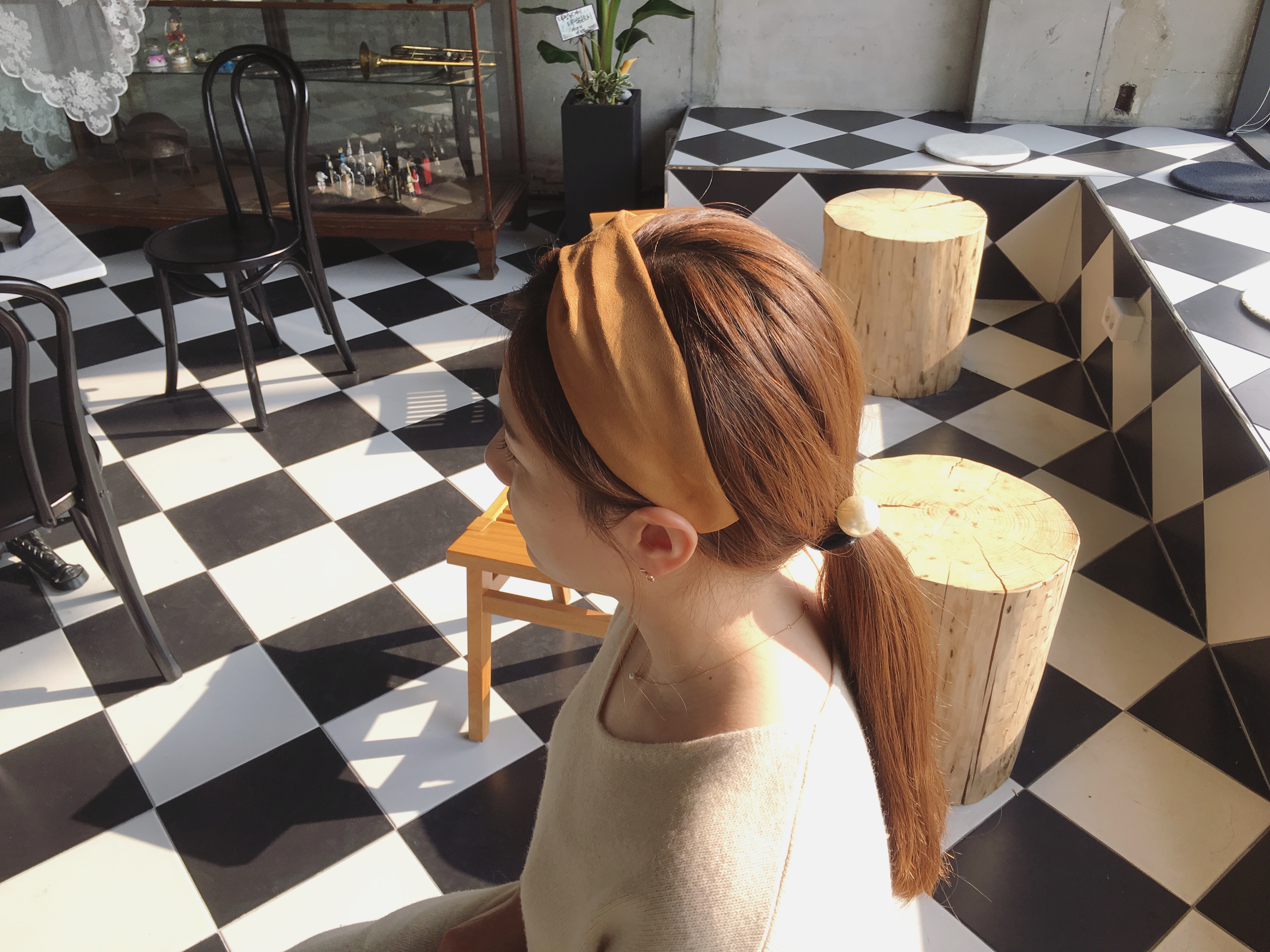 Hair Accessories Suede Bandana Hair Band Hand Head