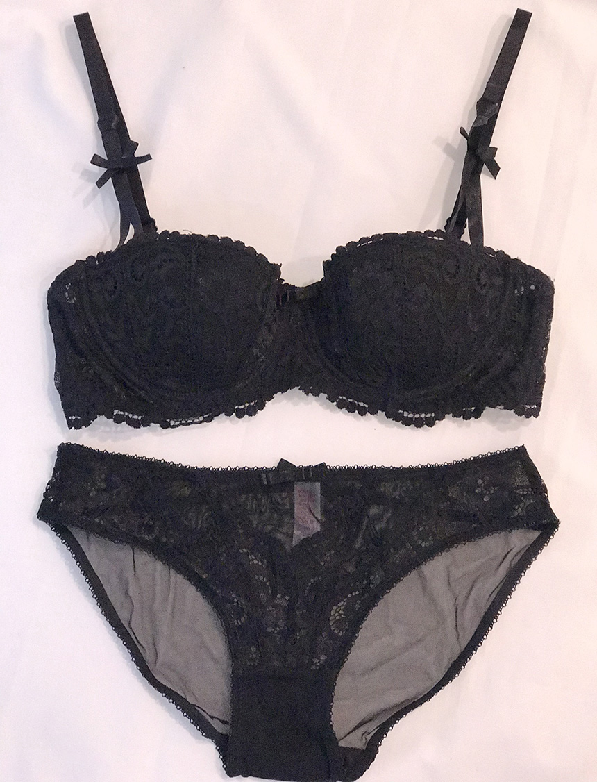 Half cups bridal sister underwear set 20 ladies re