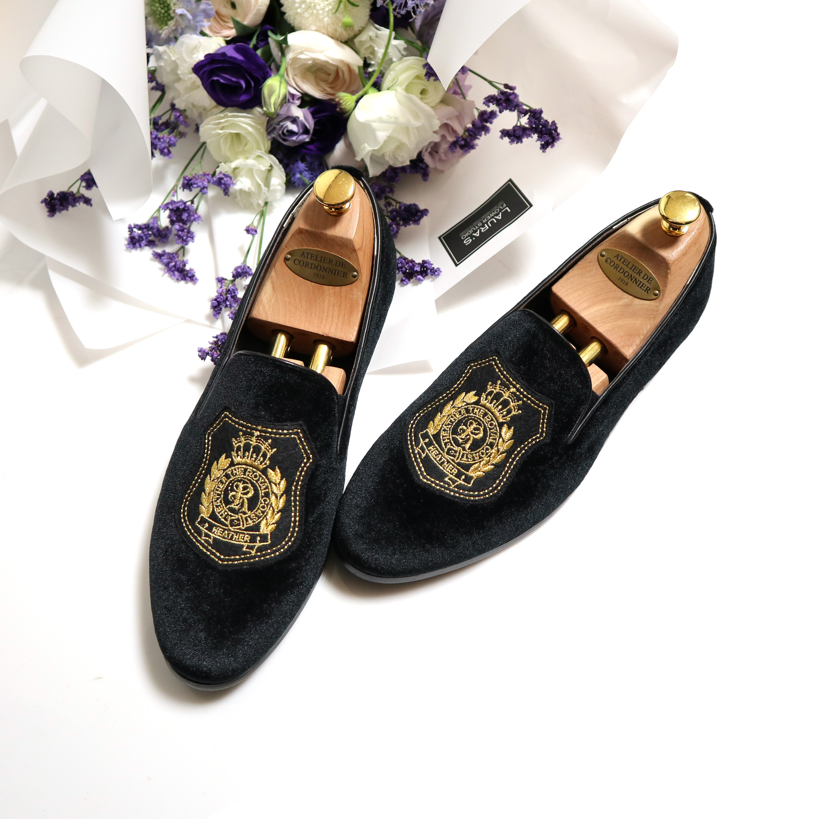 Men's Velvet Embroidery Loafers All Classic Han