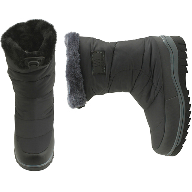 Padding warm winter boots flat middle boots climb 