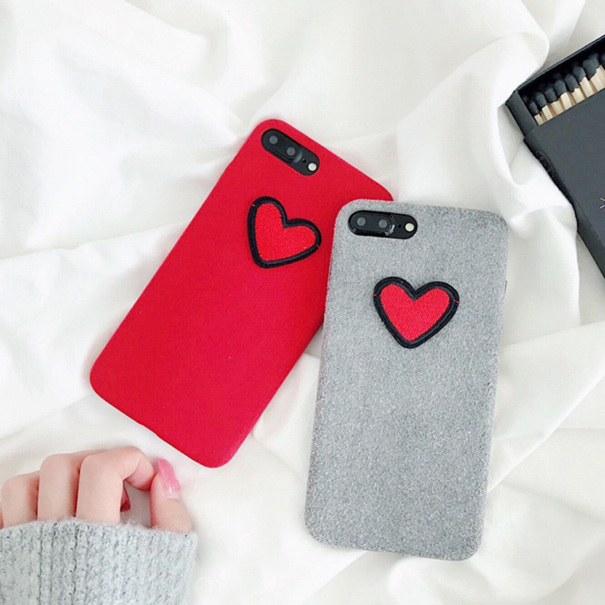 Heart name iPhone 8 case plus card storage popular