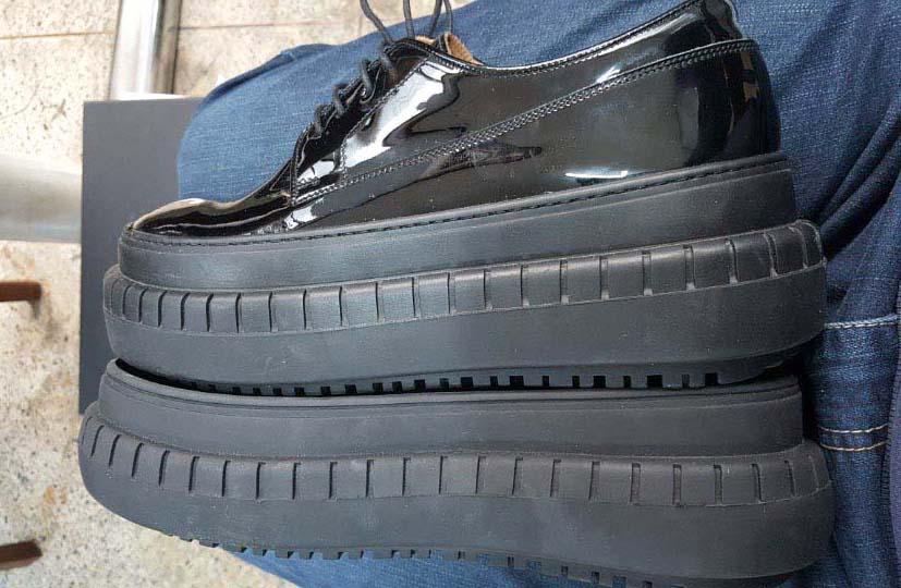 ACN Hover Derby Shoes Men's 20s Unusual Design 