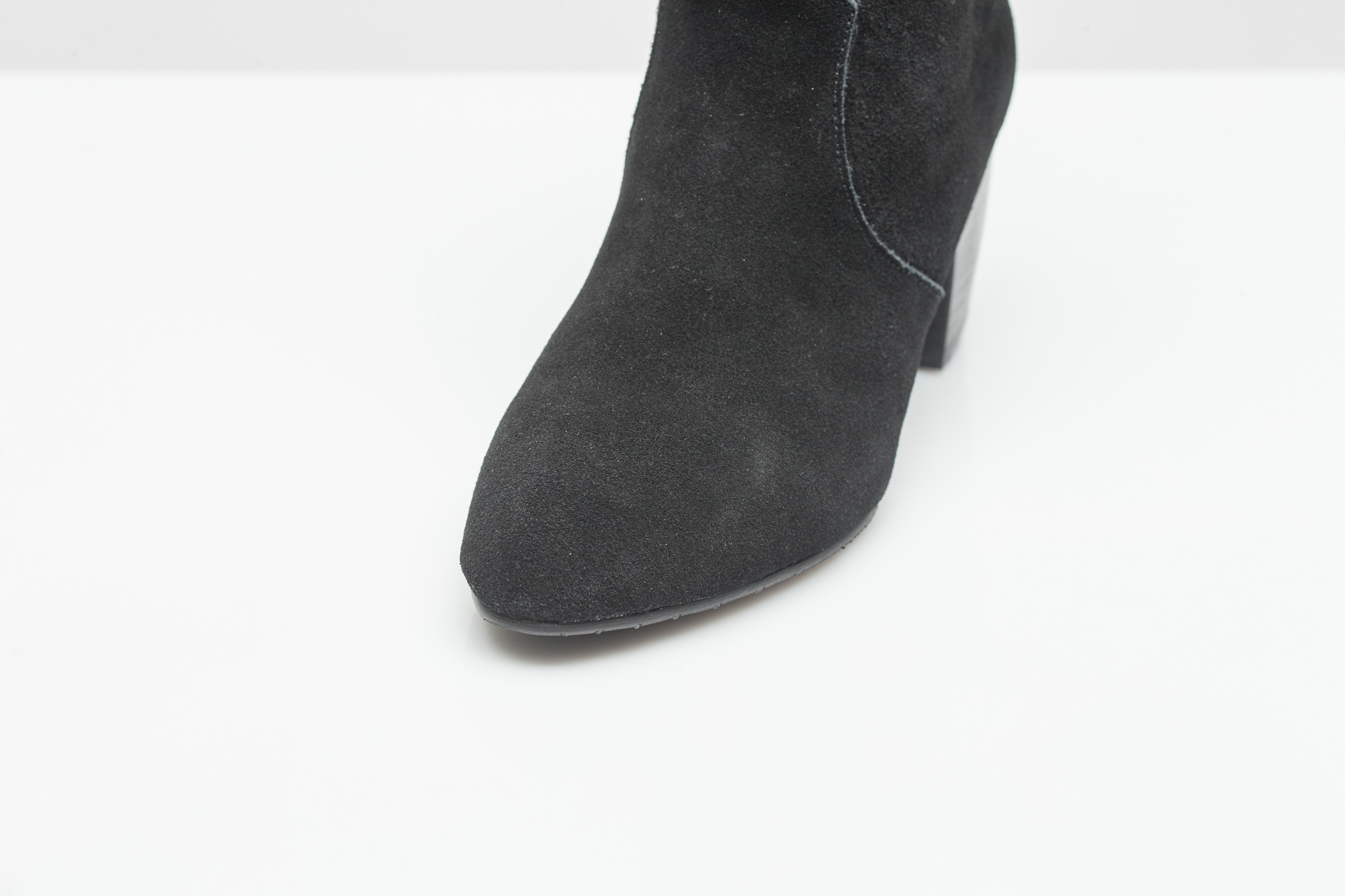 Michon Suede Angle Boots 6.0cm 3color Cute, sporty