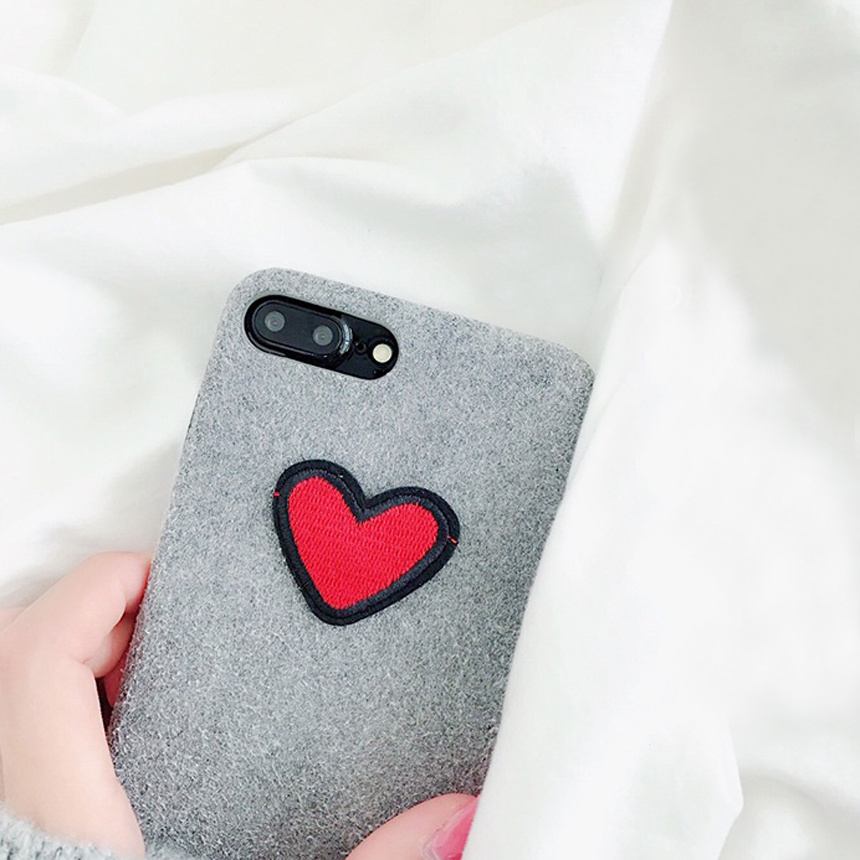 Heart name iPhone 8 case plus card storage popular