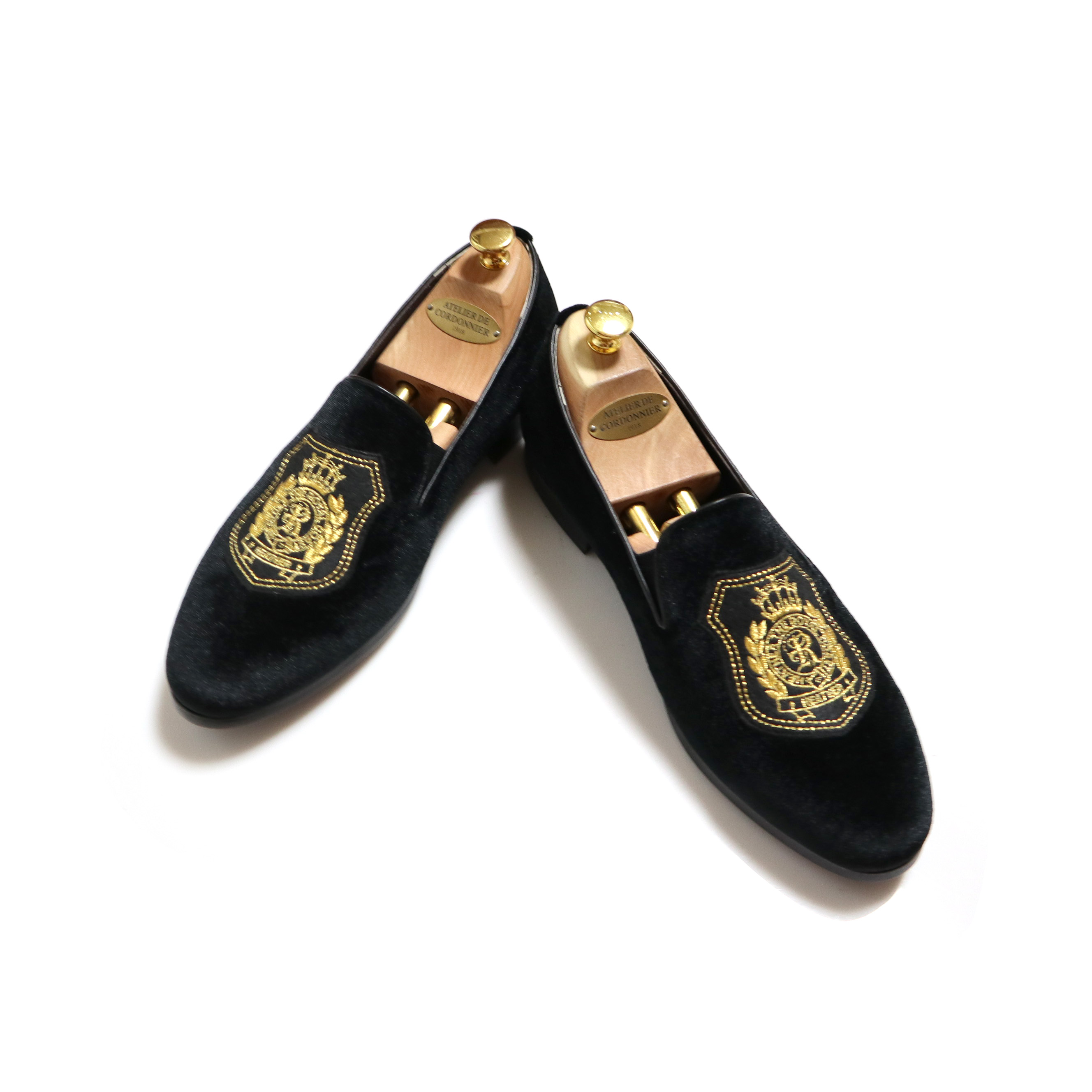 Men's Velvet Embroidery Loafers All Classic Han