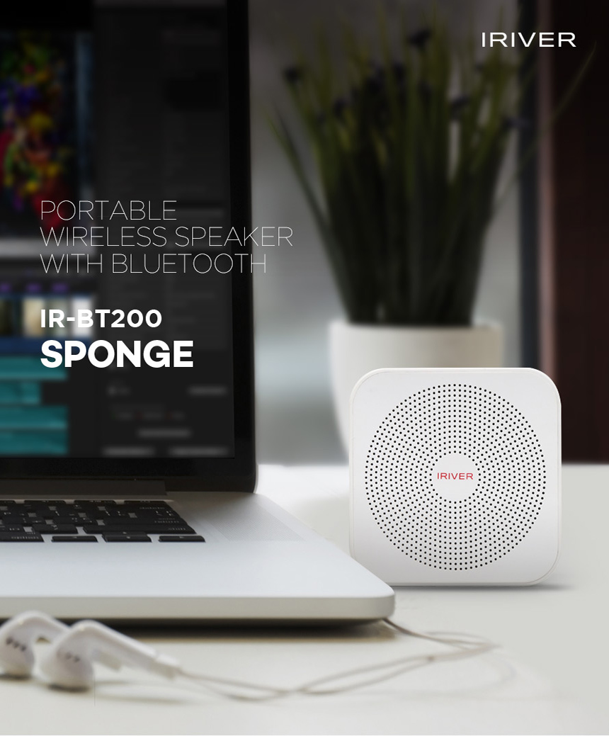 IRiver IR-BT200 SPONGE Portable Bluetooth Speaker