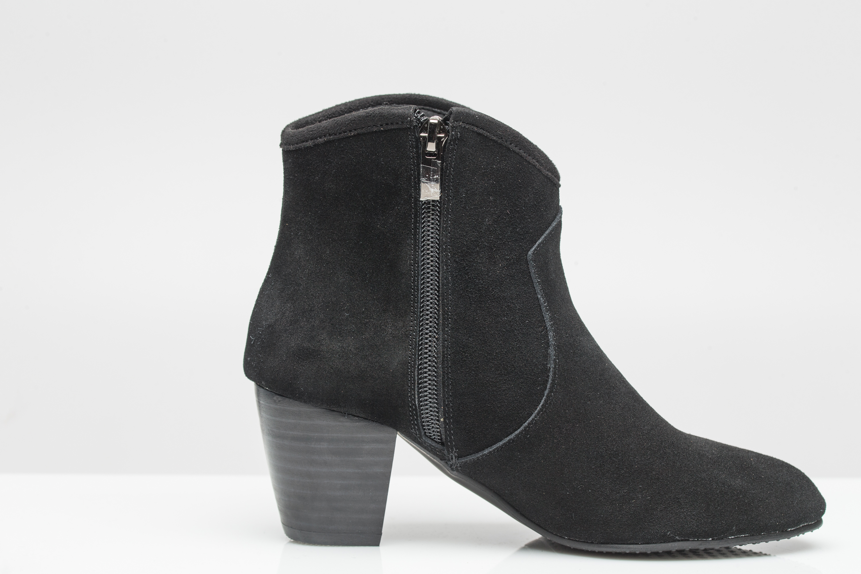 Michon Suede Angle Boots 6.0cm 3color Cute, sporty