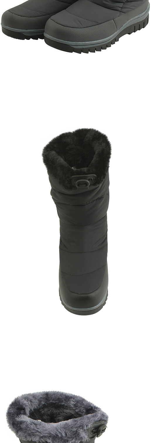 Padding warm winter boots flat middle boots climb 