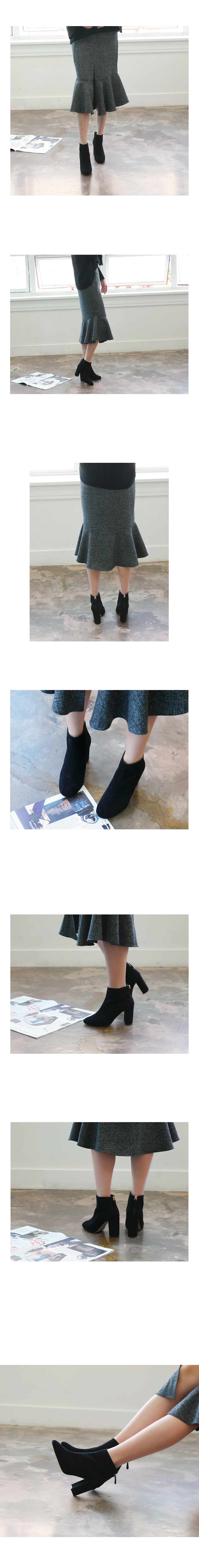 Comfortable suede Women Angle Boots One-point coor