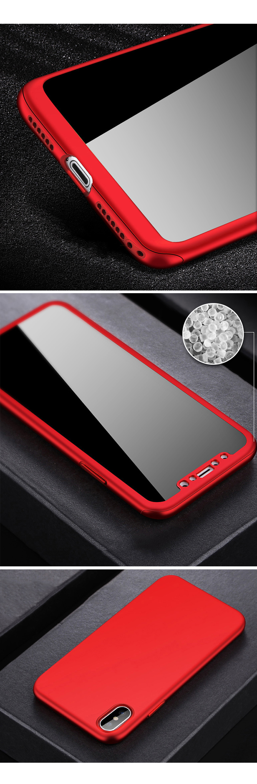 Boero iPhone X Case Full Cover Revolution 6S 7 Plu