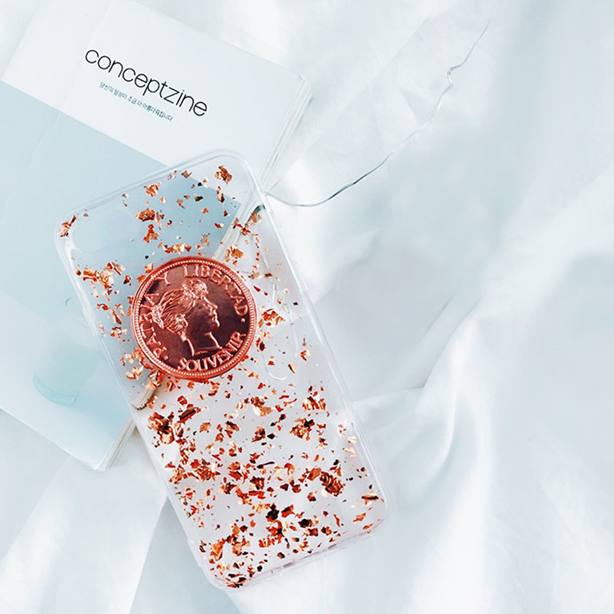 Arram iPhone 8 shiny case plus card storage popula