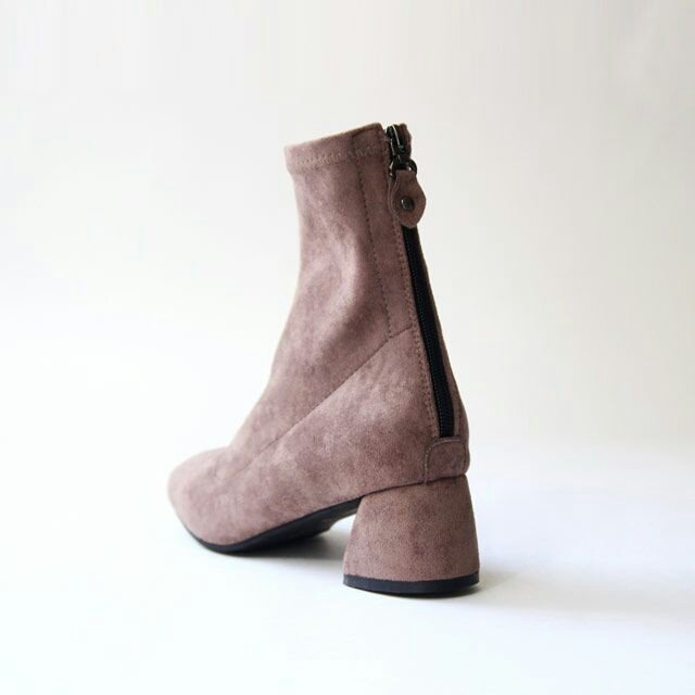 Spandex Suede Ankle Boots 5cm casual design A neat