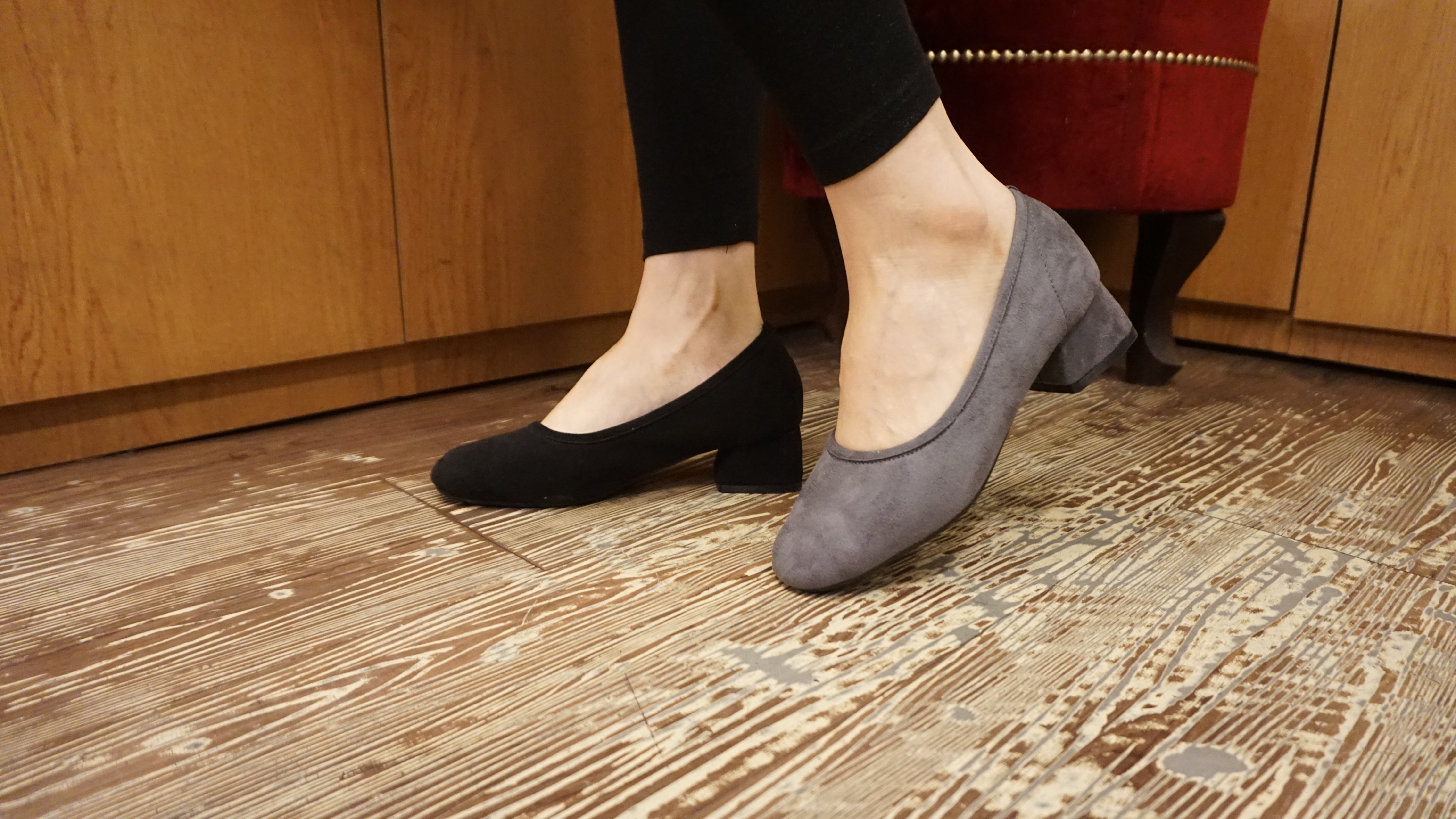 Lava 4cm Fleece Shoe Fur Lining Pumps Suede Winter